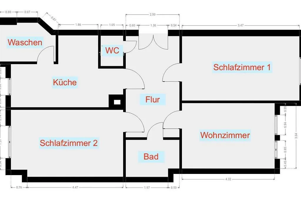 Top 3-Raum Wohnung, Fuer Monteure 드레스덴